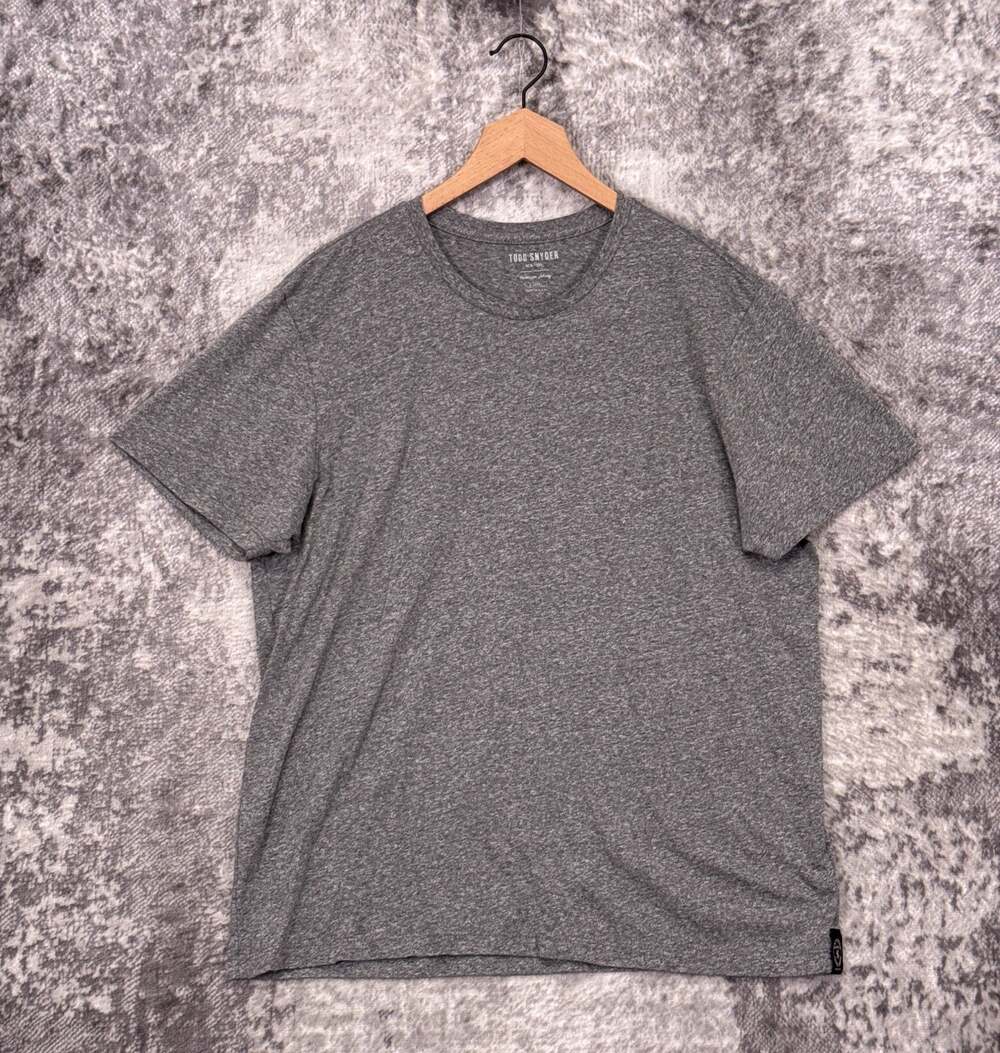 Todd Snyder Premium Jersey Shirt XL Mens Heather Gray Short Sleeve